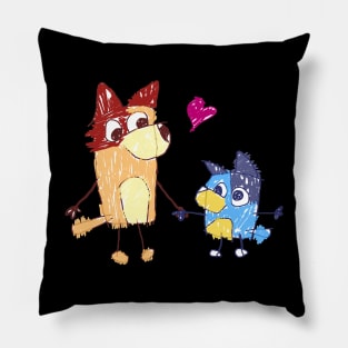 Bluey´s drawing Pillow