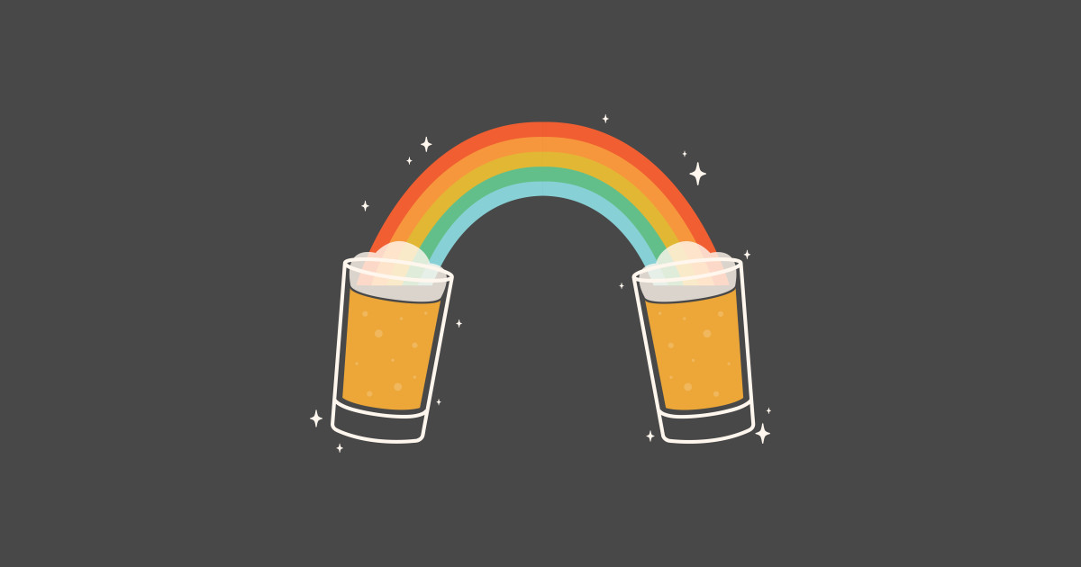 Beer Rainbow Beer Gift Posters and Art Prints TeePublic