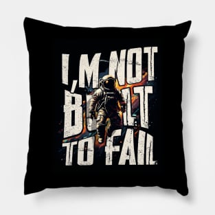 Built for Success: Inspirational Motivational Quotes Pillow