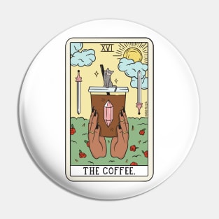 COFFEE READING (DARK) Pin