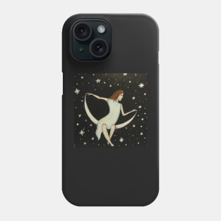 Girl on the Moon Phone Case