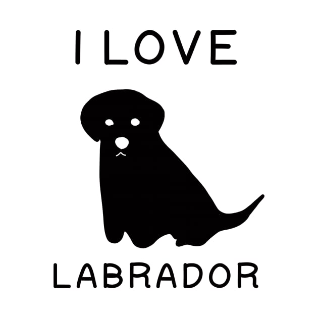 I love Black labrador by beautifulhandmadeart