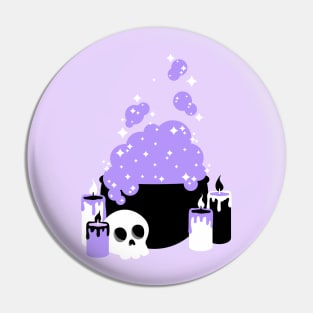 Cauldron Bubbles Purple Pin