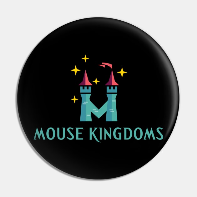 Mouse Kingdoms Color Logo Pin by mousekingdoms