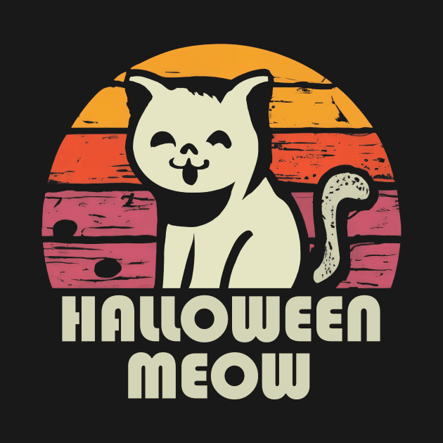 Meow Kawaii Cat Halloween by fupi