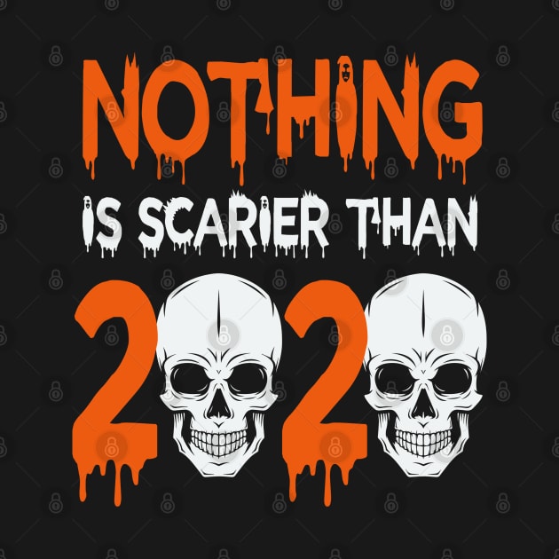 Halloween Nothing is Scarier than 2020 Skull by koolteas