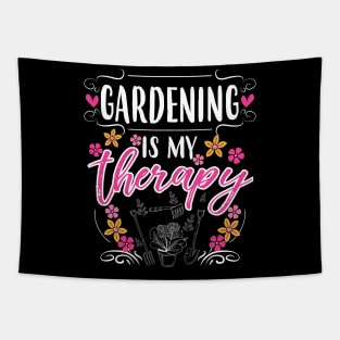 Gardening Is My Therapy Tapestry