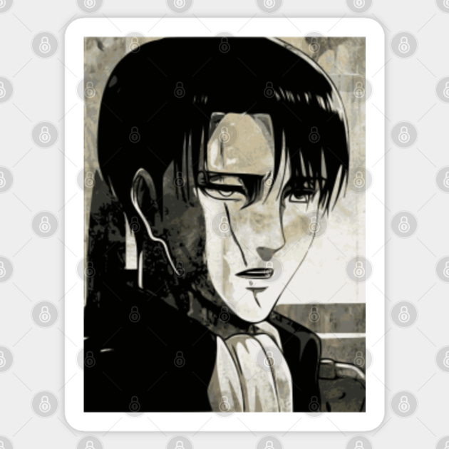 Levi Ackerman Levi Sticker Teepublic Levi Ackerman Levi Sticker Teepublic
