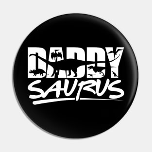 Papa Saurus Shirt Daddy Saurus Funny Birthday Gift Pin