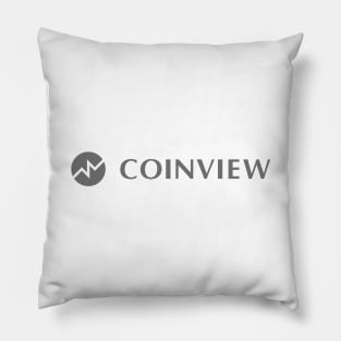 CoinView App User's Inner Circle Member - Grey Logo Pillow