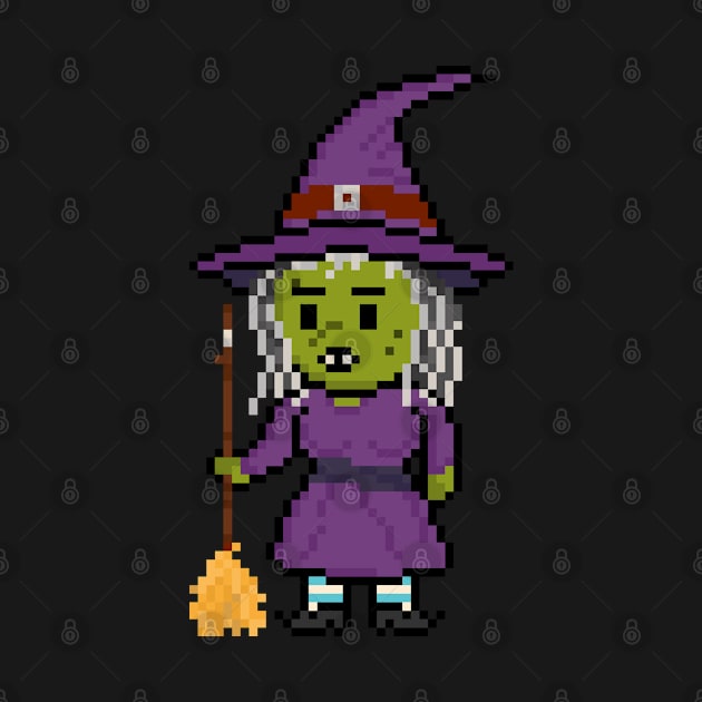 Pixel Monster Witch by gkillerb