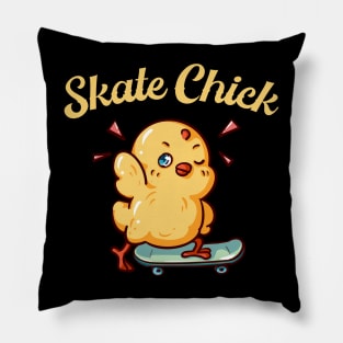 Skate chick Pillow