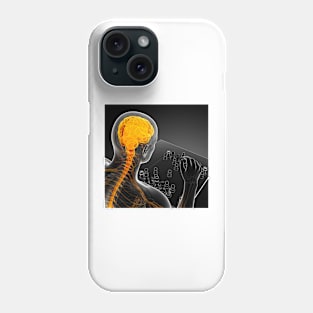 Chess player, artwork (F008/2350) Phone Case