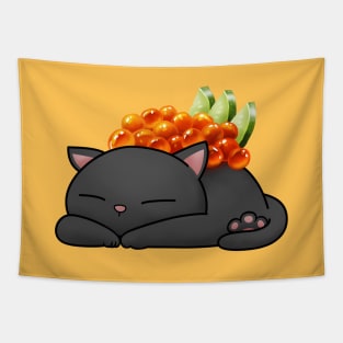 Chubby Cat Ikura Sushi (cat only) Tapestry