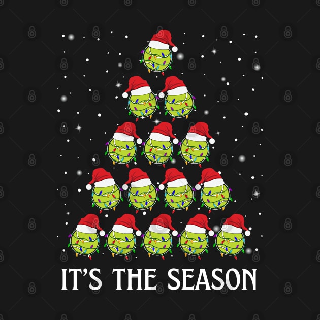 Tennis Christmas Tree It's The Season Funny Tennis Lover by egcreations