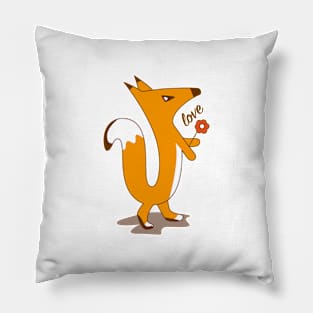 Fox. Love Pillow