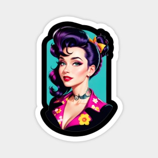 Rockabilly Girl 03 Magnet