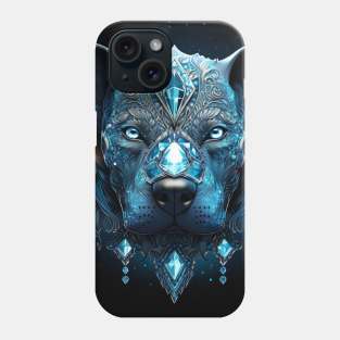 Jewelled Staffy Phone Case