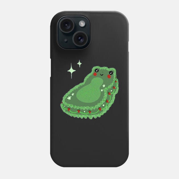 Froggy cake no background Phone Case by hgrasel