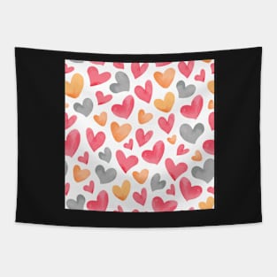 Heart Seamless Pattern Tapestry