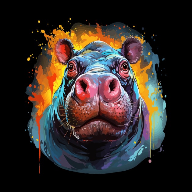 Hippo Rainbow by JH Mart