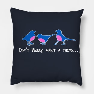 Three Little Birds Pillow