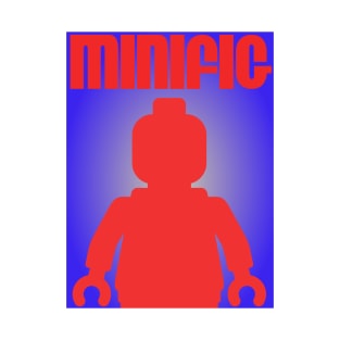 Retro Large Black Minifig, Customize My Minifig T-Shirt