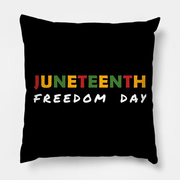 Juneteenth - Freedom Day Pillow by CottonGarb