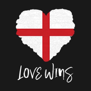 Love Wins England Flag T-Shirt