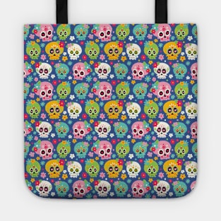 Colorful Sugar Skulls Tote