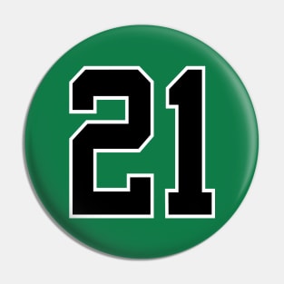 Number 21 Pin