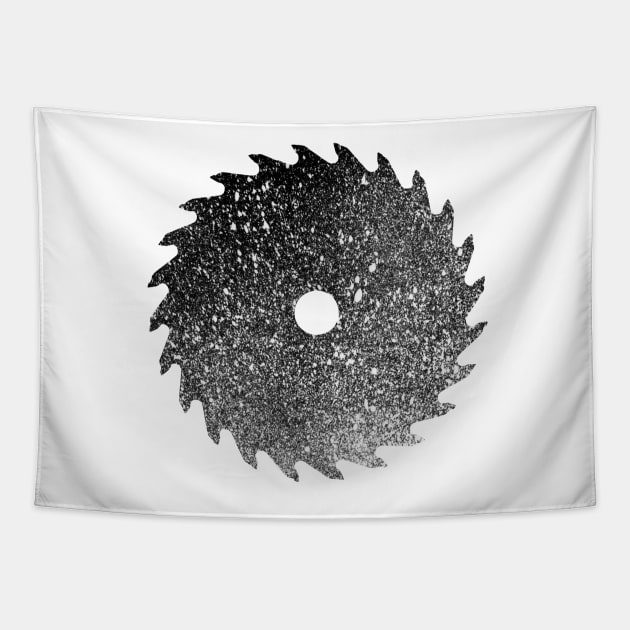 Circular Saw Tapestry by OsFrontis