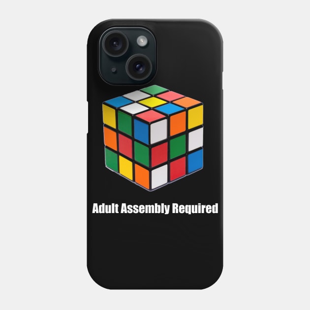 Rubiks Cube - Adult Assembly Required Phone Case by Base_set_hero