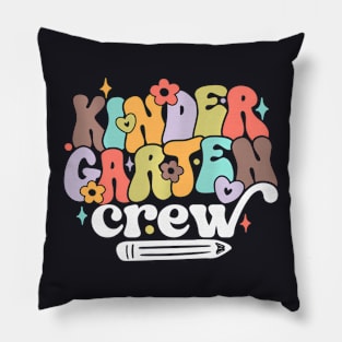 Back To School Kindergarten Crew Pillow