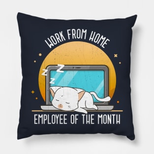 Work From Home Employee Of The Month Pillow