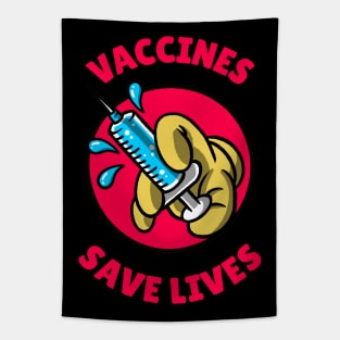 Vaccines save lifes Tapestry