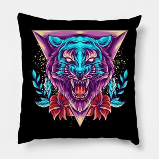 Triangle Tiger Pillow