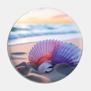 Seashell Beach Nature Serene Tranquil Pin