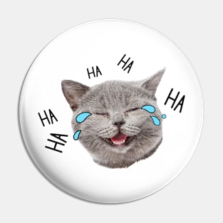 vintage-cat-ha ha ha Pin