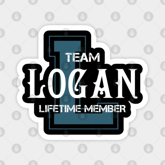 Team LOGAN Lifetime Member Magnet by HarrisonAlbertinenw