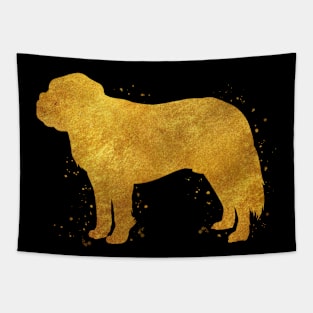 St Bernard dog golden art Tapestry