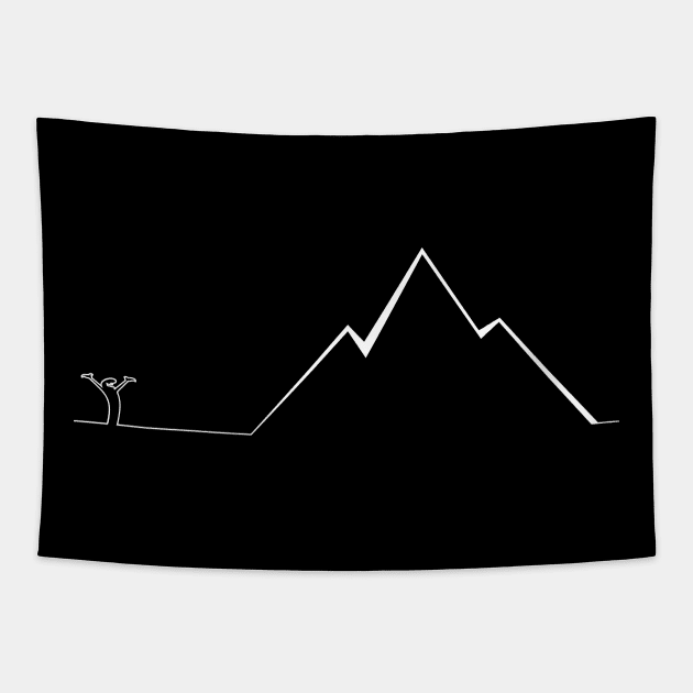 Linea Mountain Tapestry by danimunjoz