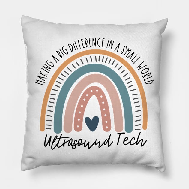 Ultrasound Tech Pillow by IndigoPine