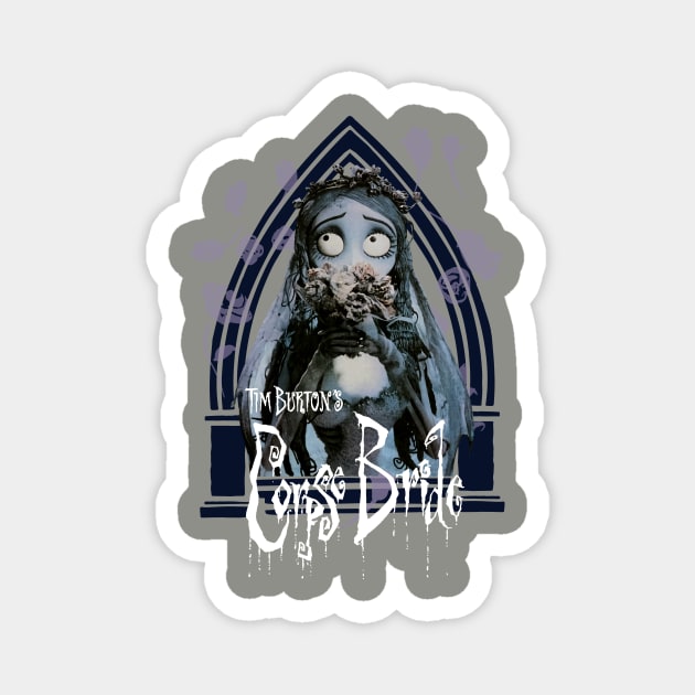 Corpse Bride Emily Roses And Altar Magnet by Leblancd Nashb