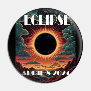 Solar Eclipse 2024 Pin