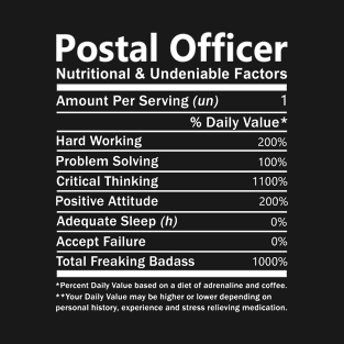 Postal Officer - Nutritional Factors T-Shirt