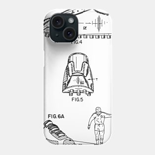 Soccer Training Shoe Vintage Patent Hand Drawing Phone Case