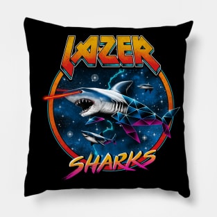 Lazer Sharks Pillow