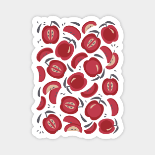 Apples, apples, and apples (red apples) Magnet