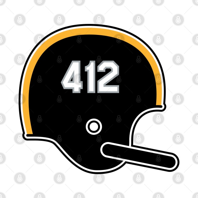 Pittsburgh Steelers 412 Helmet by Rad Love